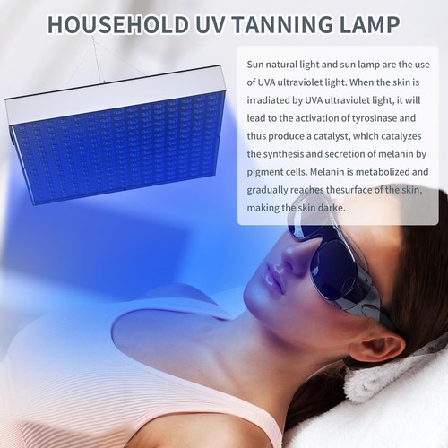 Facial tanning light full - light, blue
