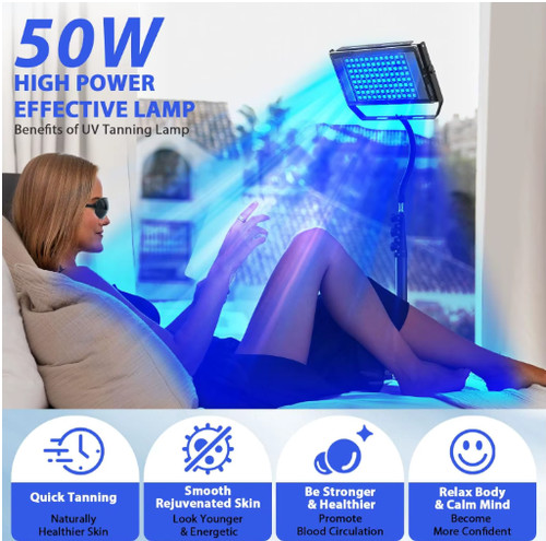Led facial tanning - facial, lamp